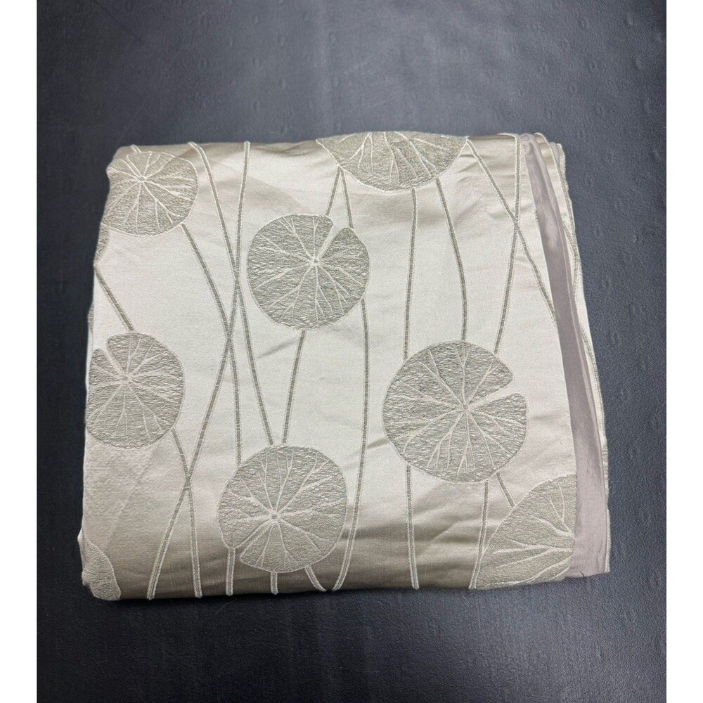 Michael Aram Lily Pad Curtain, 50” x 96” , Champagne, Single Curtain Panel
